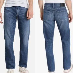 Citizen of Humanity Man Medium Wash Faded Straight Leg Jeans 36